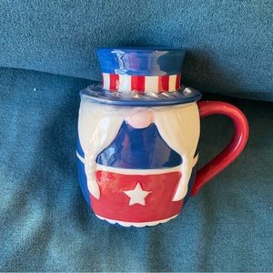 New Blue, White and Red Fourth Of July Patriotic Coffee Tea Mug